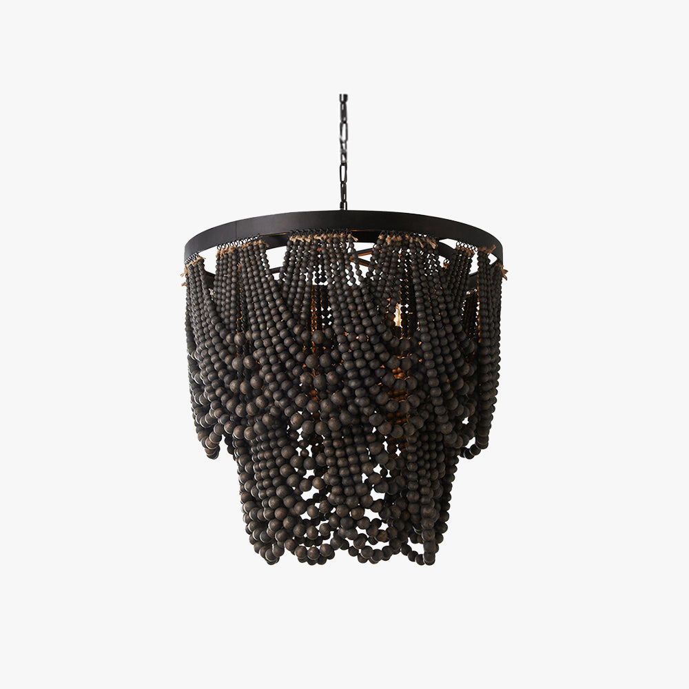 Muto Boho LED Pendant Light /Chandeliers Wood/Metal - Neutral Decor