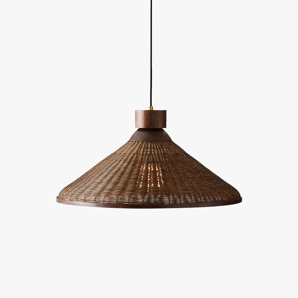 Silva Retro Design LED Pendant Light Rattan Living Room/Restaurant/Hotel - Neutral Decor