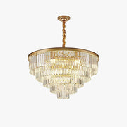 Arisha Modern LED Decorative Luxury Pendant Light Crystal Metal Black/Gold Ring Bedroom/Living Room - Neutral Decor