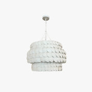 Valentina Vintage Design LED Pendant Light Cream Metal Living Room/Dining Room - Neutral Decor