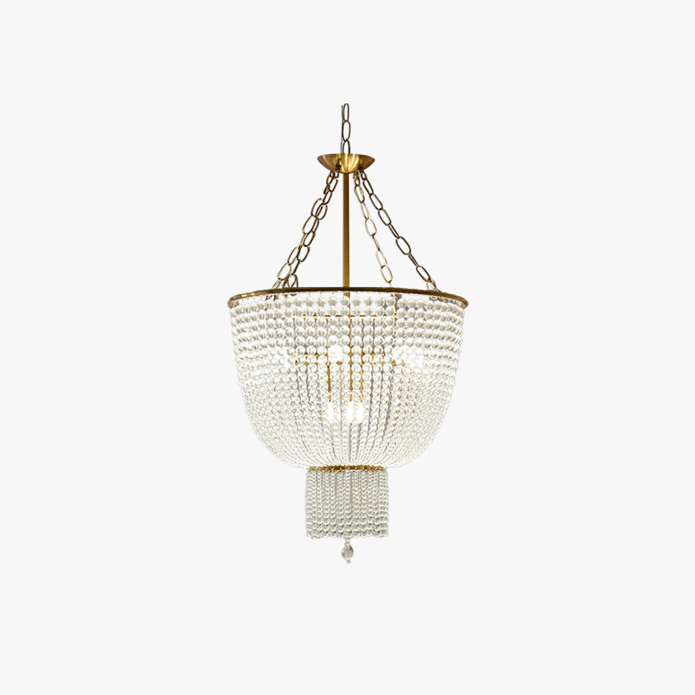Silva Modern LED Chandelier Gold Crystal Living Room/Bedroom - Neutral Decor