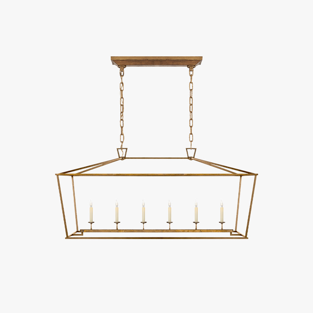 Silva Vintage Design Metal LED Pendant Light Living Room/Restaurant - Neutral Decor