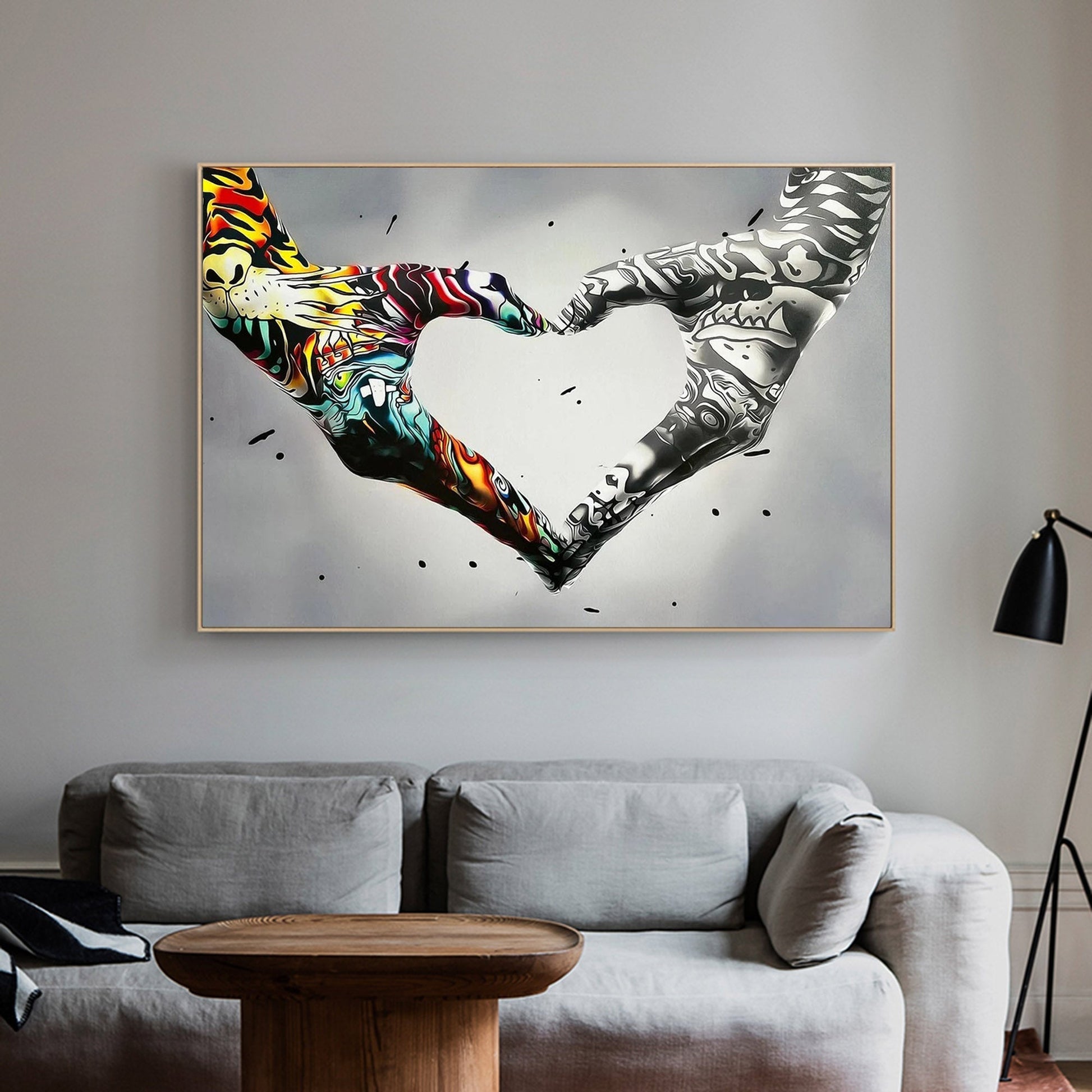 Gesture Heart Graffiti Art GA001 - Neutralighting