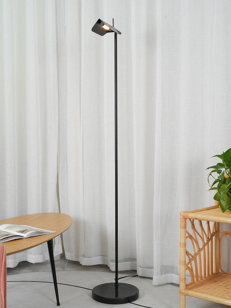 Ebonis Acrylic Minimalist Floor Lamp-Neutral Decor