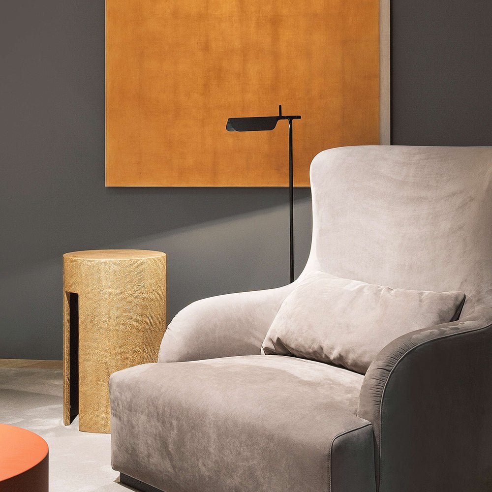 Ebonis Acrylic Minimalist Floor Lamp-Neutral Decor