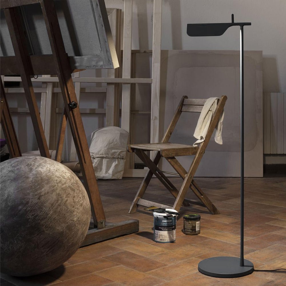 Ebonis Acrylic Minimalist Floor Lamp-Neutral Decor