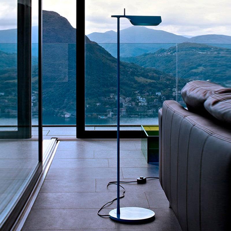 Ebonis Acrylic Minimalist Floor Lamp-Neutral Decor