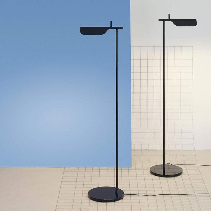 Ebonis Acrylic Minimalist Floor Lamp-Neutral Decor