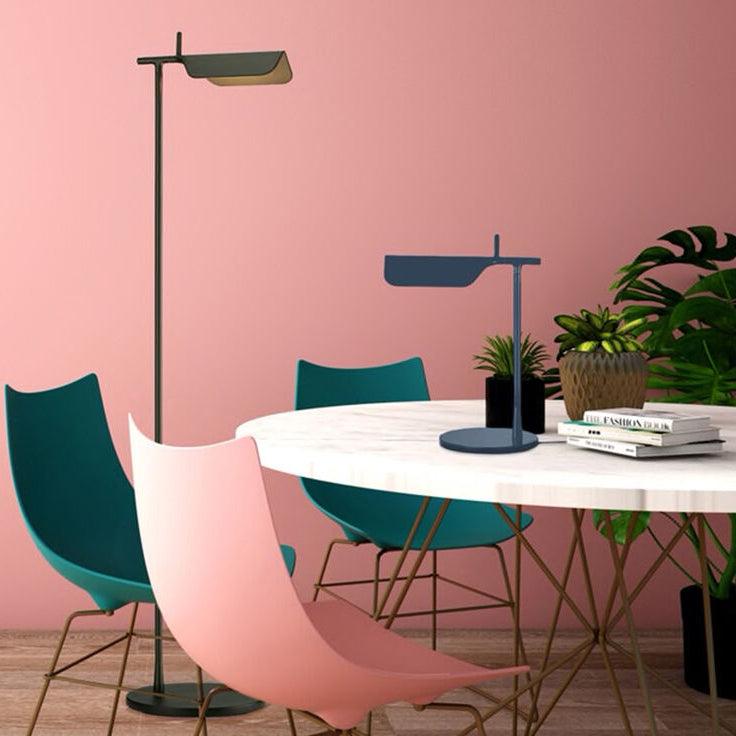 Ebonis Acrylic Minimalist Floor Lamp-Neutral Decor