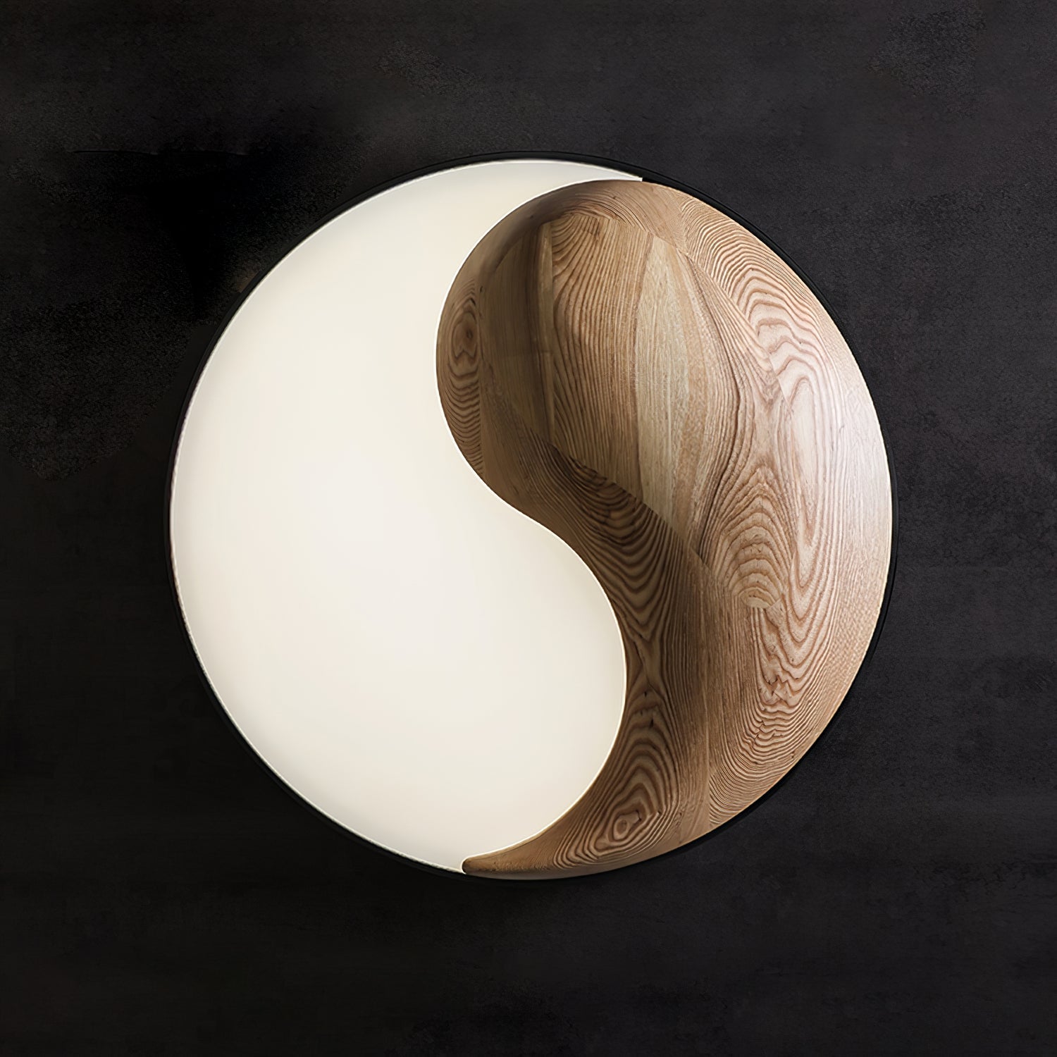 Ivelor Modern Minimalist Balance Wood Ceiling Light-Neutral Decor