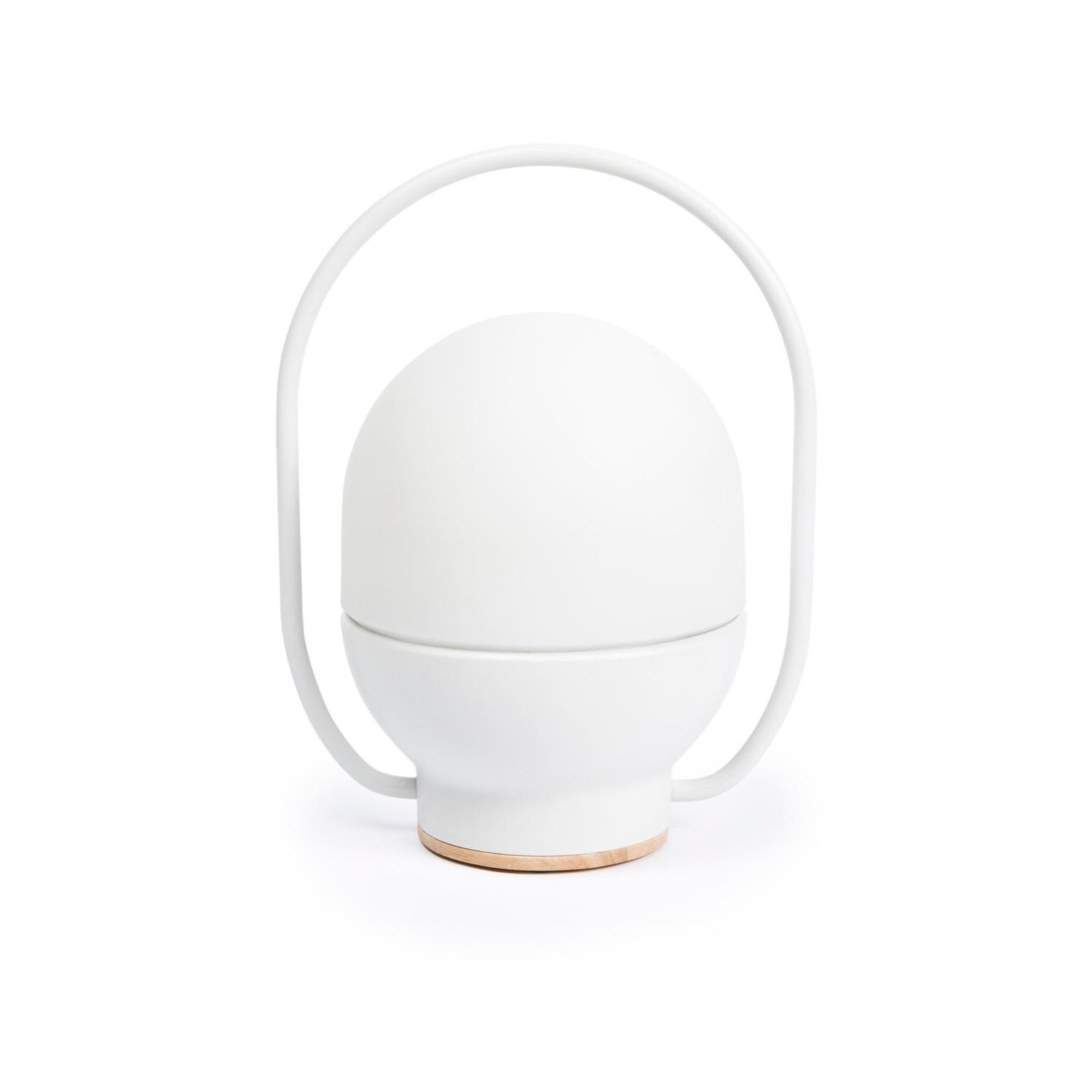 Orb Modern Glass Table Lamp-Neutral Decor