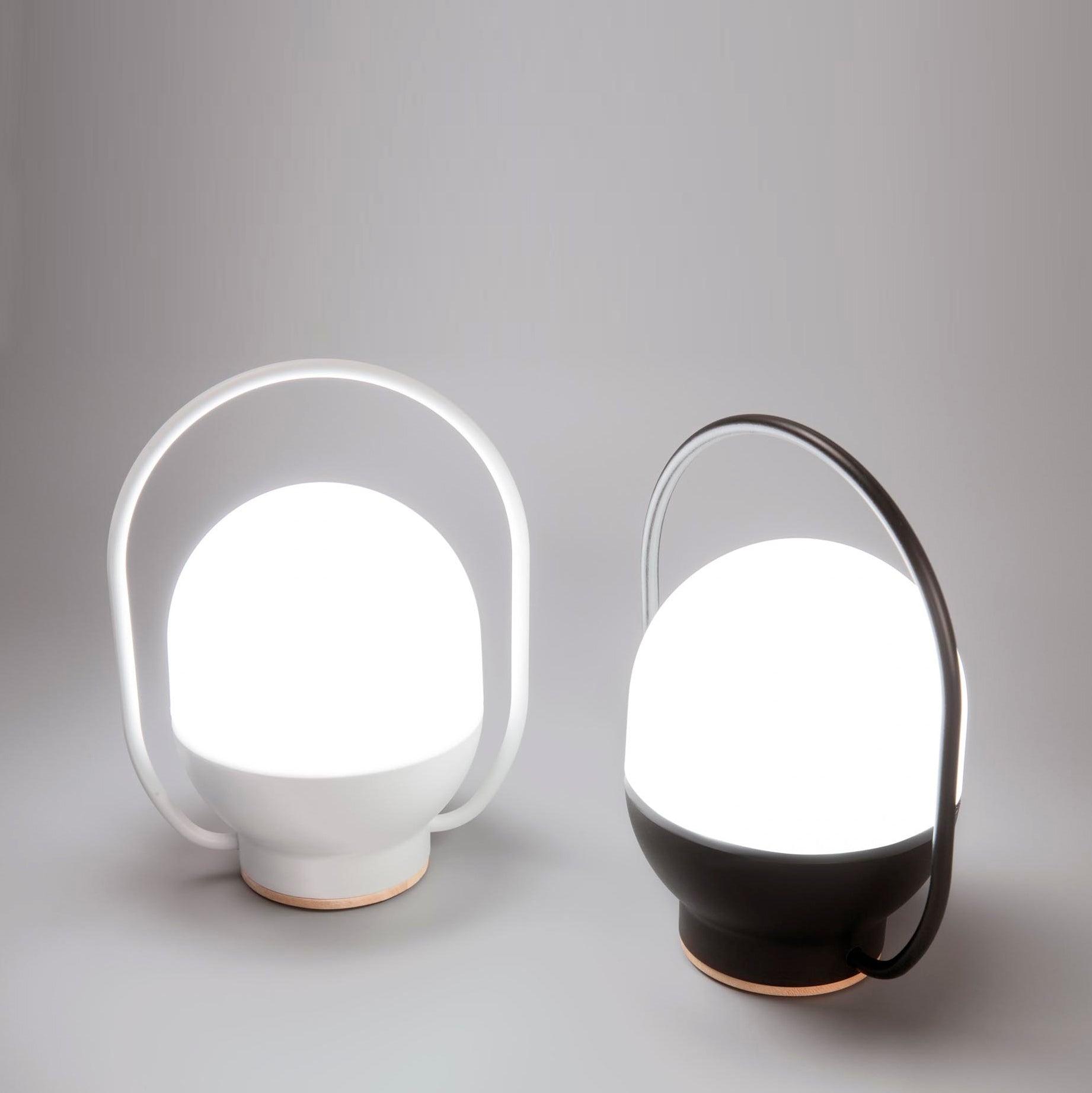 Orb Modern Glass Table Lamp-Neutral Decor