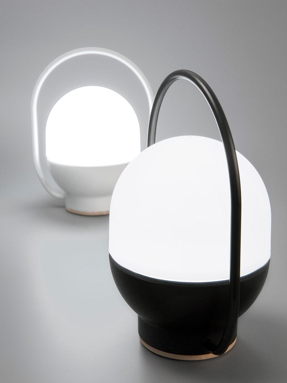 Orb Modern Glass Table Lamp-Neutral Decor