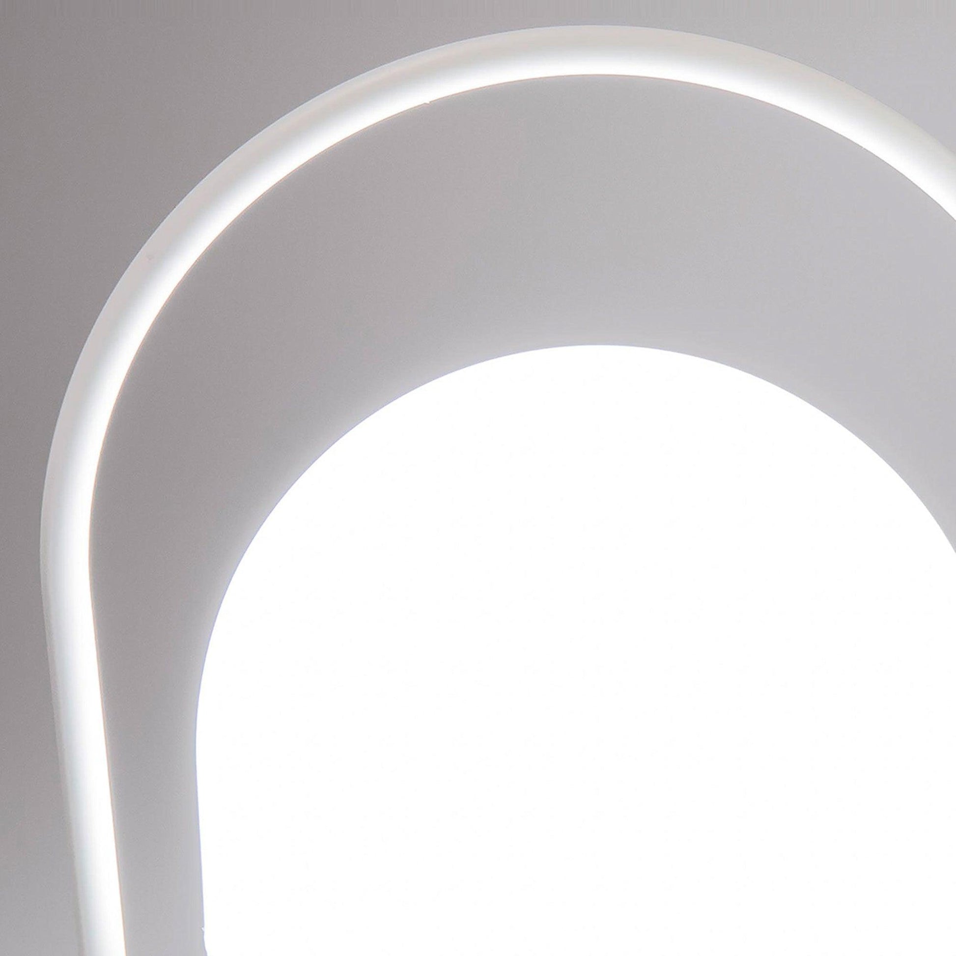 Orb Modern Glass Table Lamp-Neutral Decor