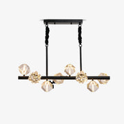 Eurthiel Luxe Crystal Pendant Light-Neutral Decor