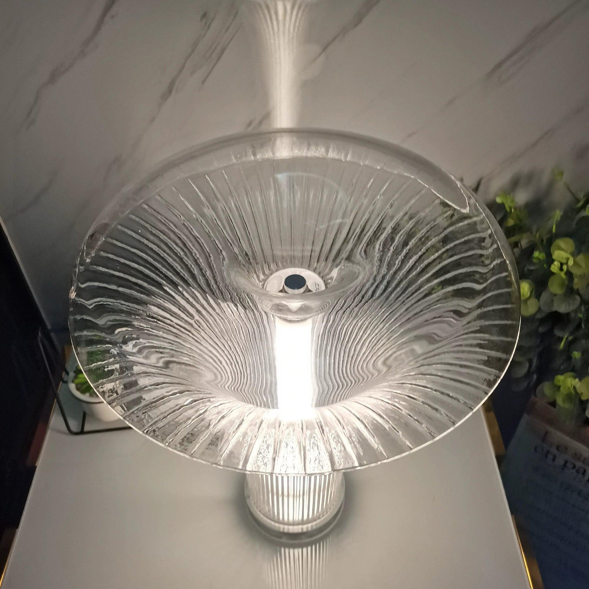 Carl Modern Glass Table Lamp-Neutral Decor