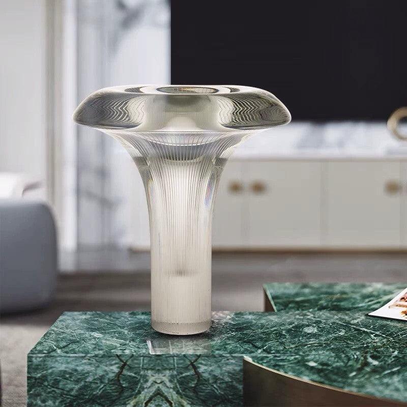 Carl Modern Glass Table Lamp-Neutral Decor