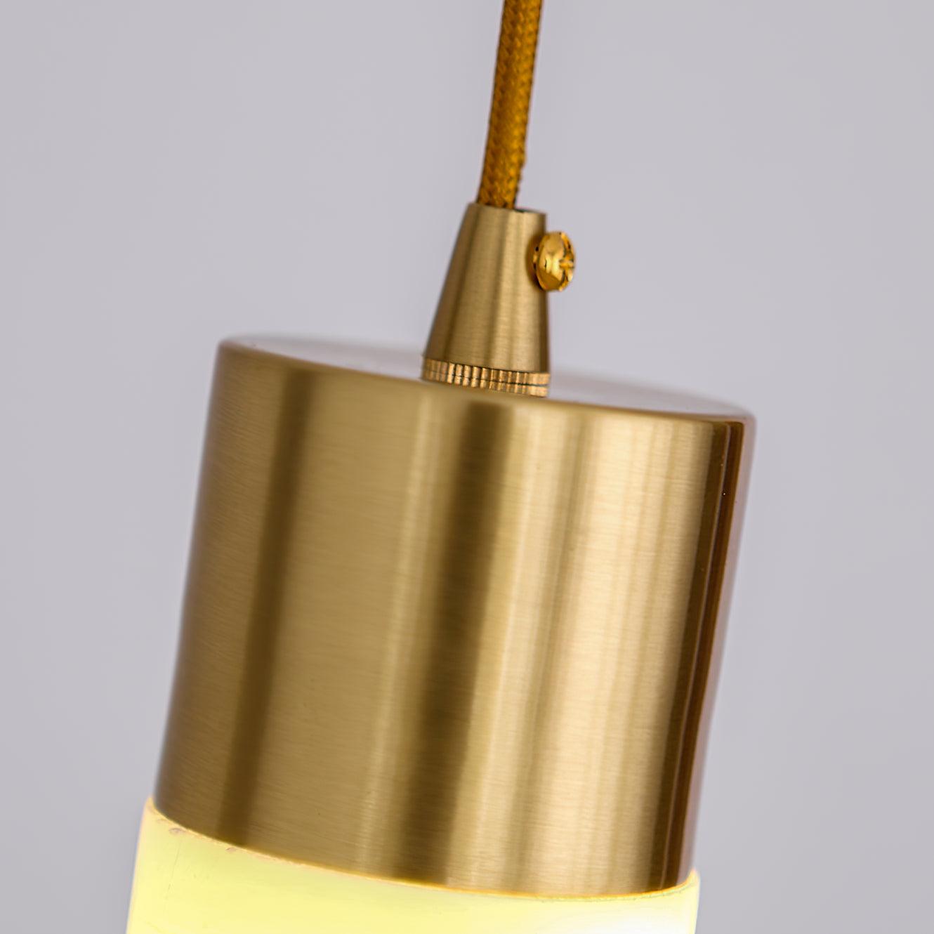 Rin Cylinder Alabaster Pendant Light-Neutral Decor
