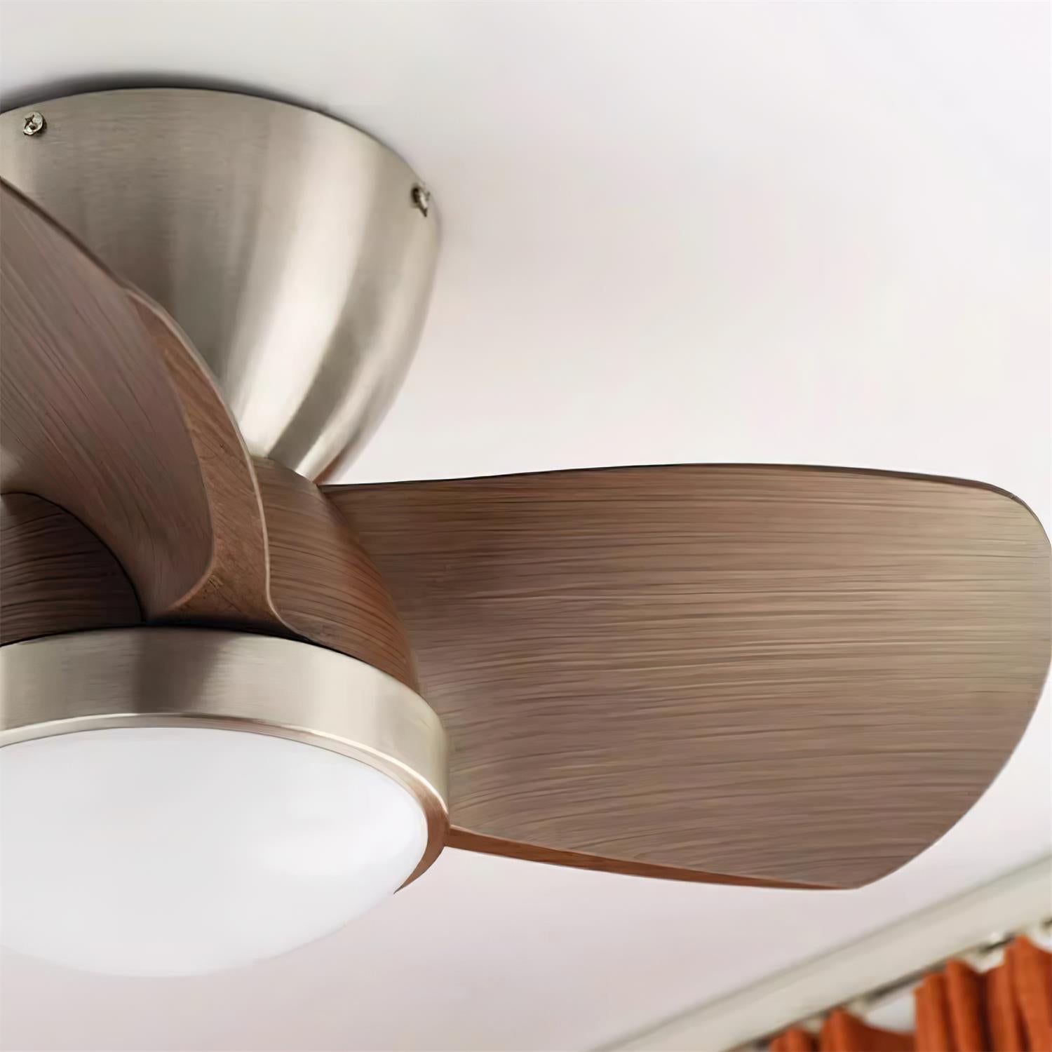 Jaslen Modern Wood Ceiling Fan Light-Neutral Decor