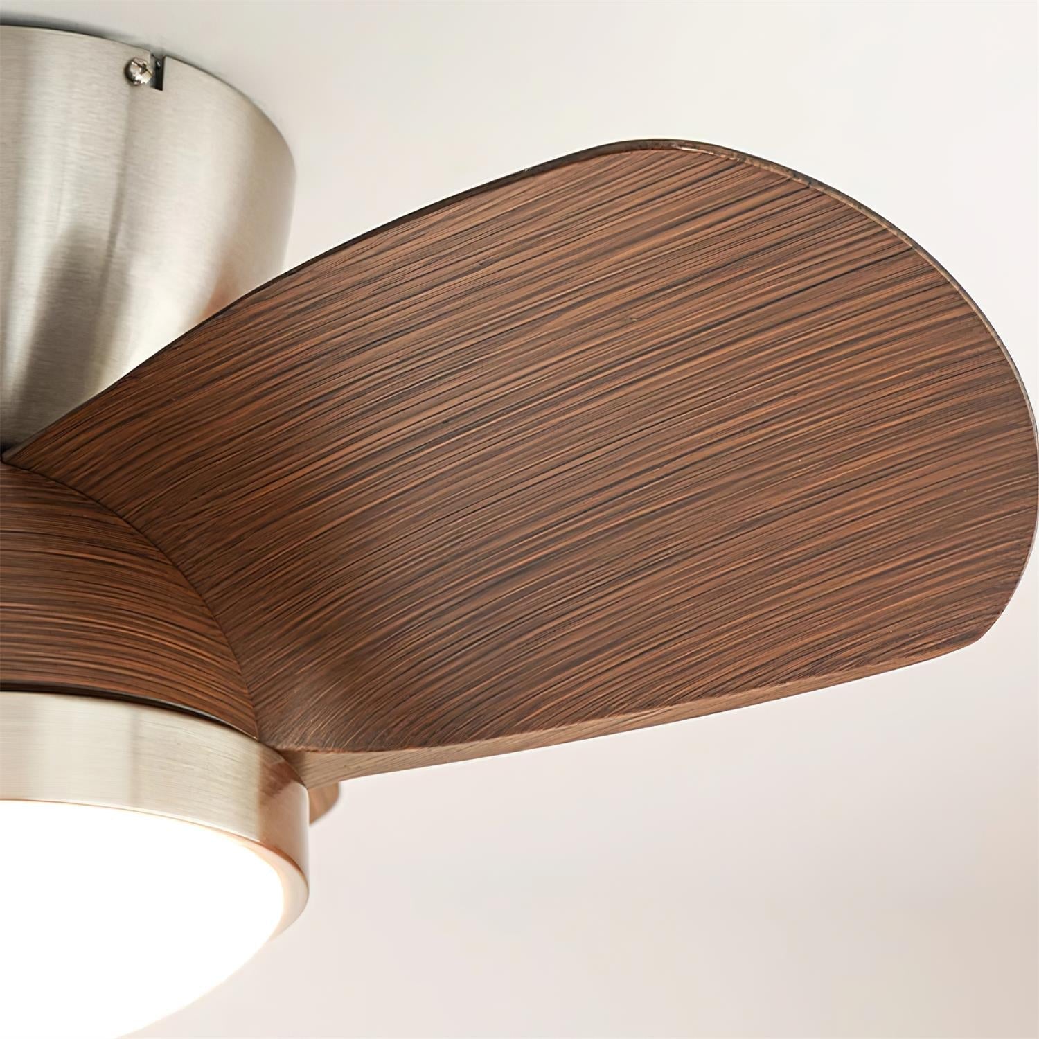 Jaslen Modern Wood Ceiling Fan Light-Neutral Decor