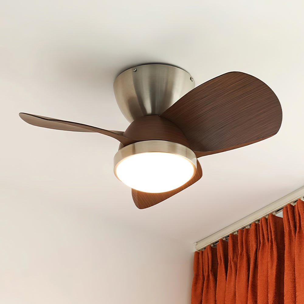 Jaslen Modern Wood Ceiling Fan Light-Neutral Decor