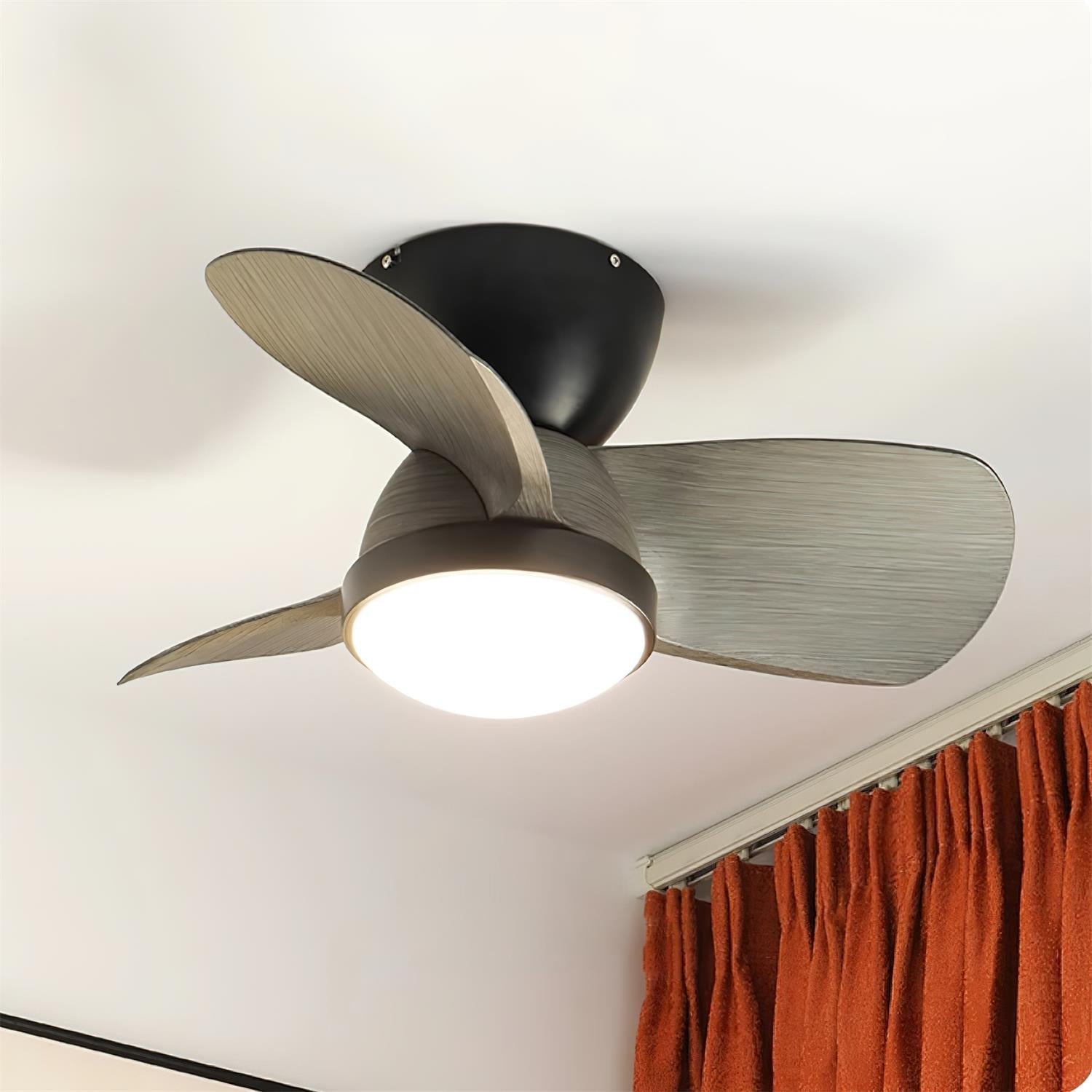 Jaslen Modern Wood Ceiling Fan Light-Neutral Decor