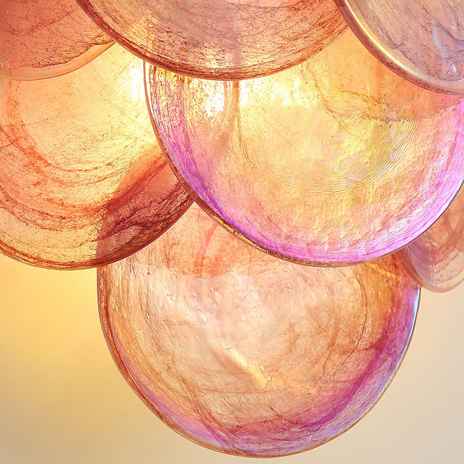 Opalara Pink Capiz Shell Wall Lamp