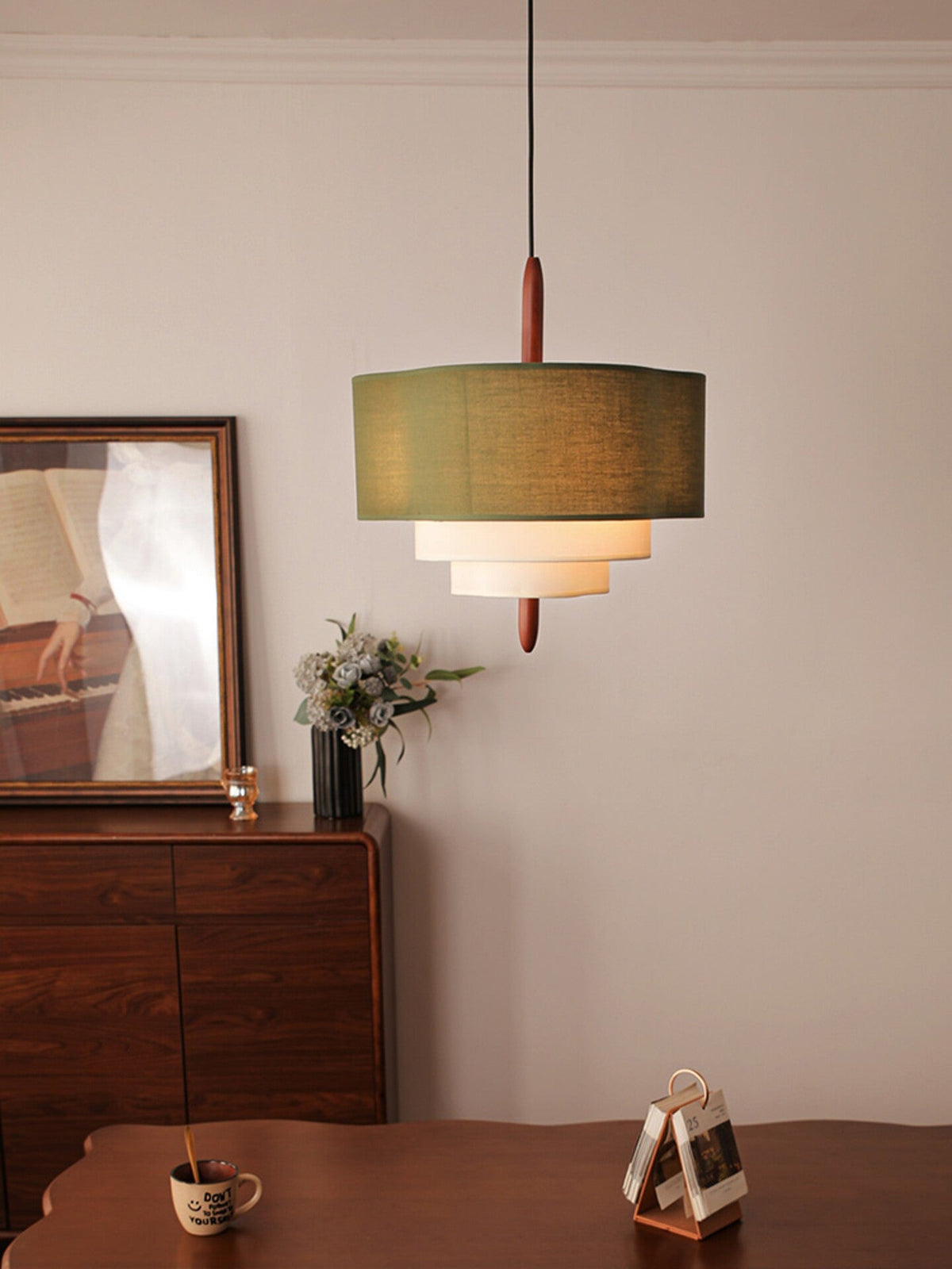 Hartmere Tiered Fabric Pendant Light