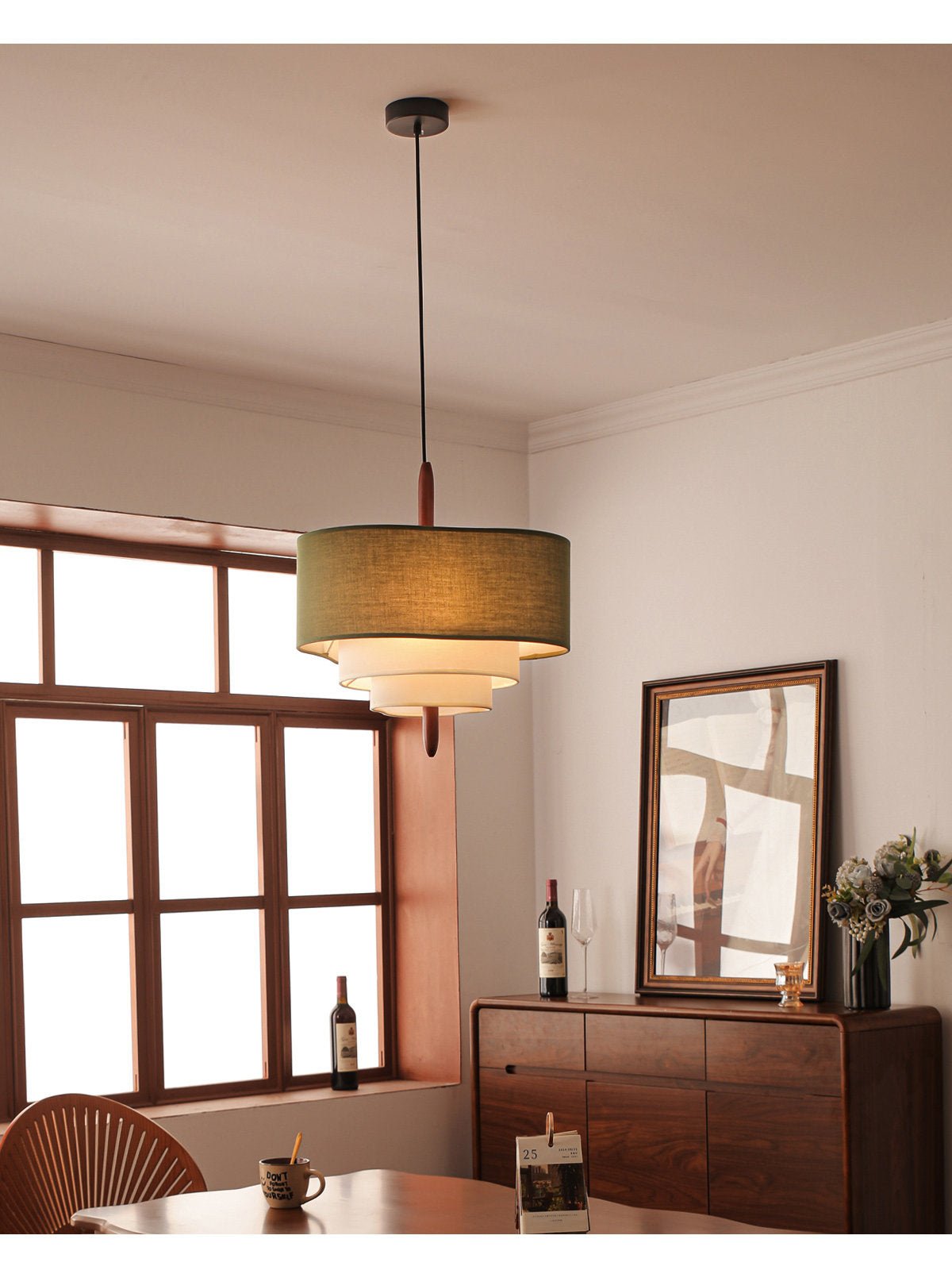Hartmere Tiered Fabric Pendant Light