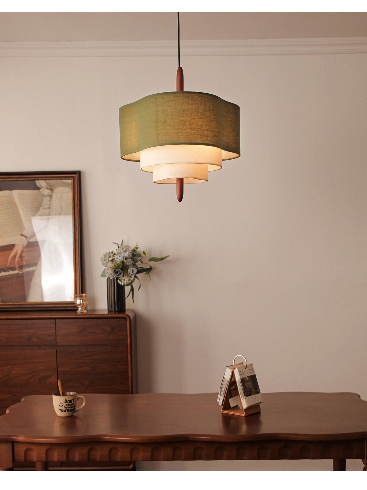 Hartmere Tiered Fabric Pendant Light