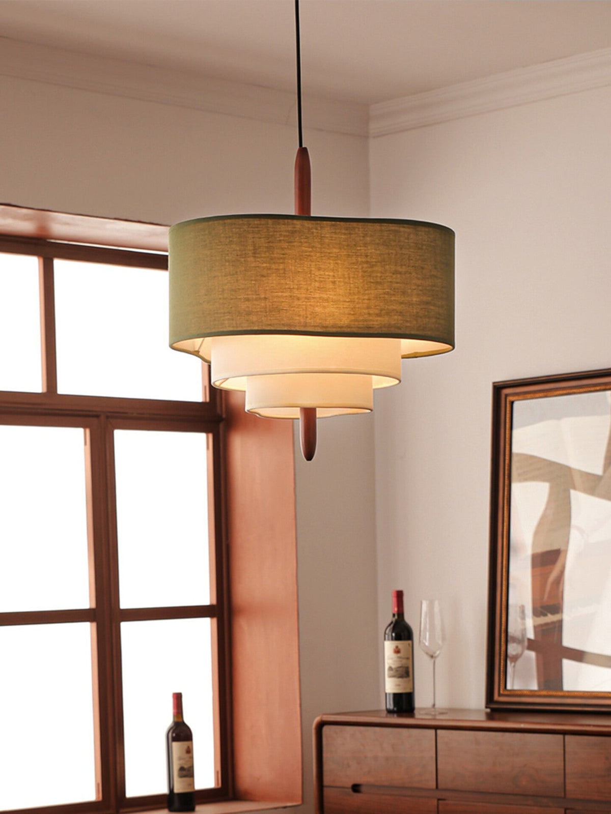 Hartmere Tiered Fabric Pendant Light