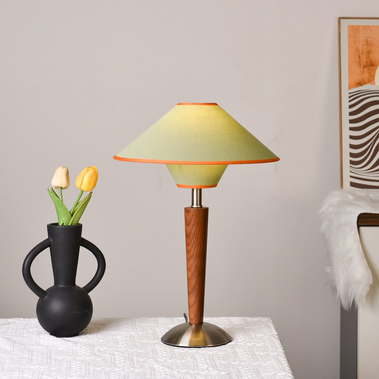 Roka Table Lamp Talonwood-Neutral Decor