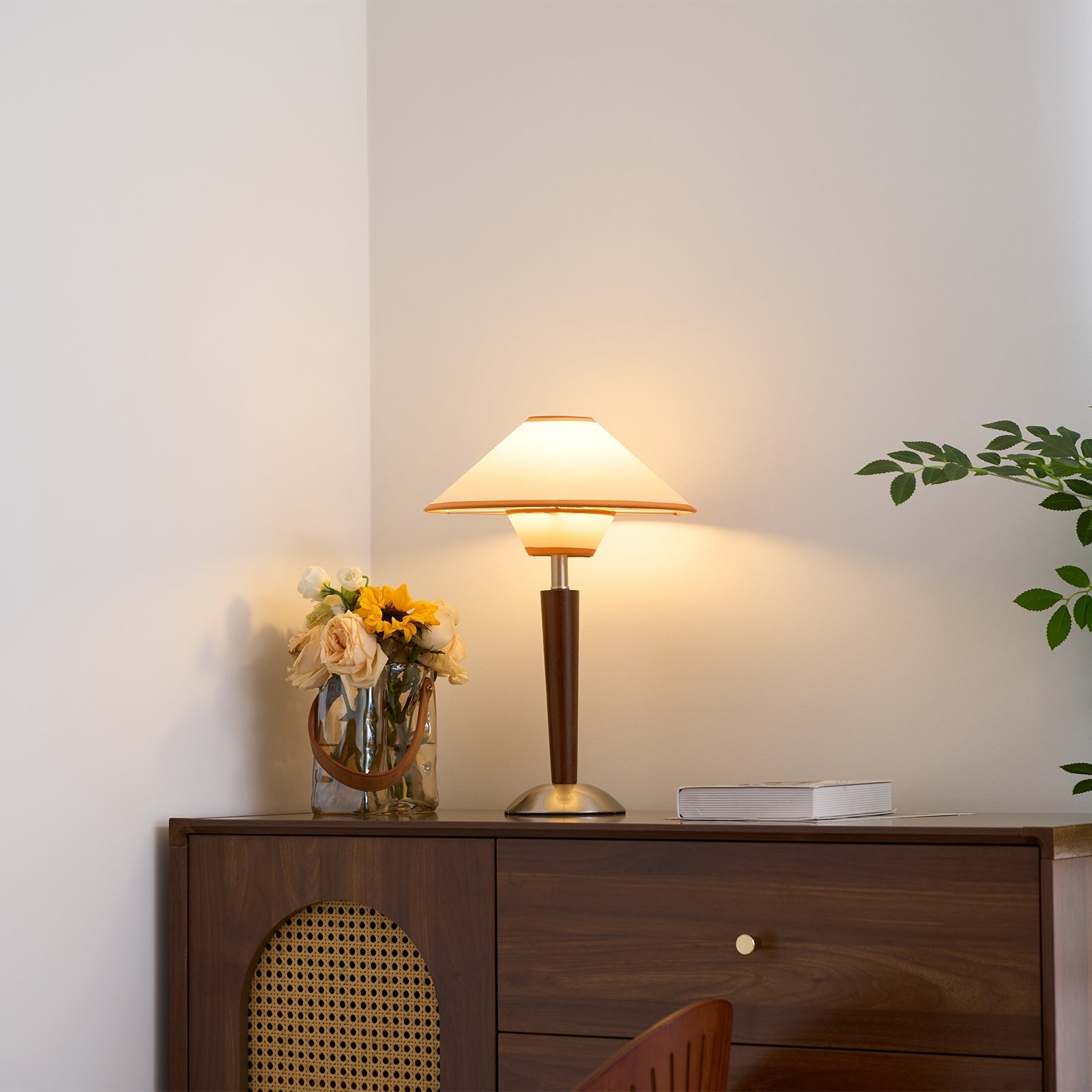Roka Table Lamp Talonwood-Neutral Decor
