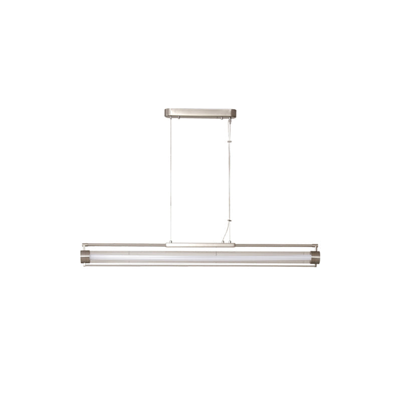 Tamar Wand Pendant Lamp against a dark background to highlight its form.