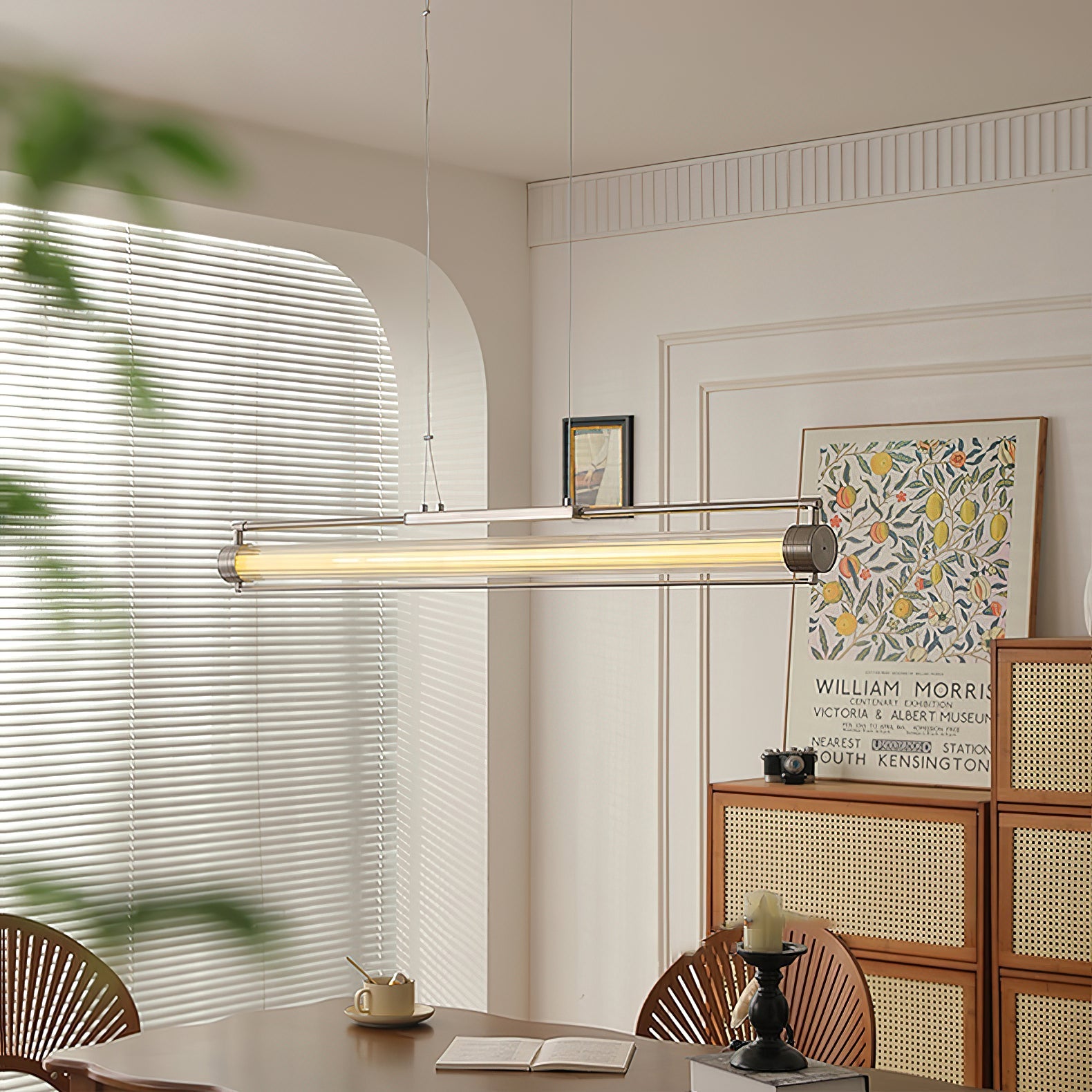 The 120cm version of the Tamar Wand Pendant Lamp.