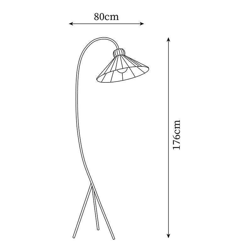 Tana Woven Floor Lamp