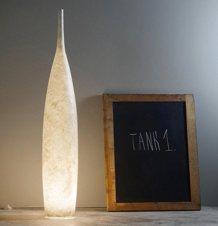 Evelo Modern Resin Floor Lamp-Neutral Decor