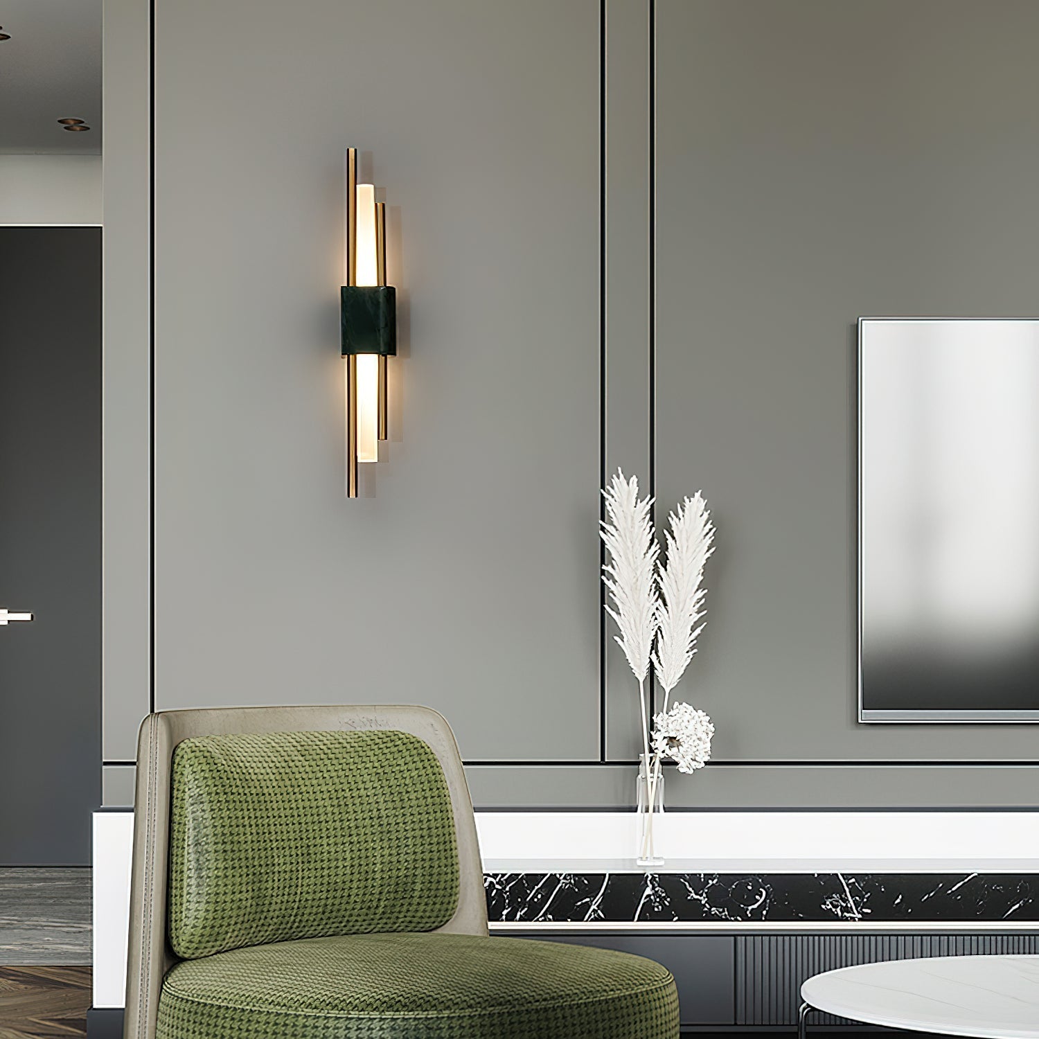 Mirenol Premium Nordic Art Marble Wall Light-Neutral Decor