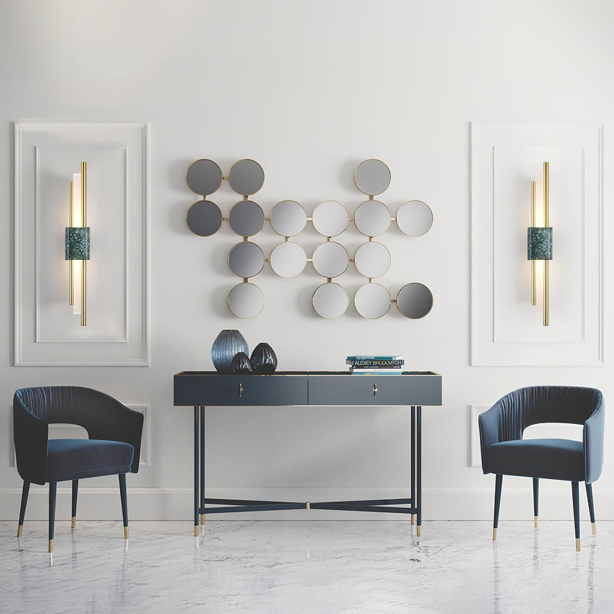 Tanto Plug In Wall Light-Neutral Decor