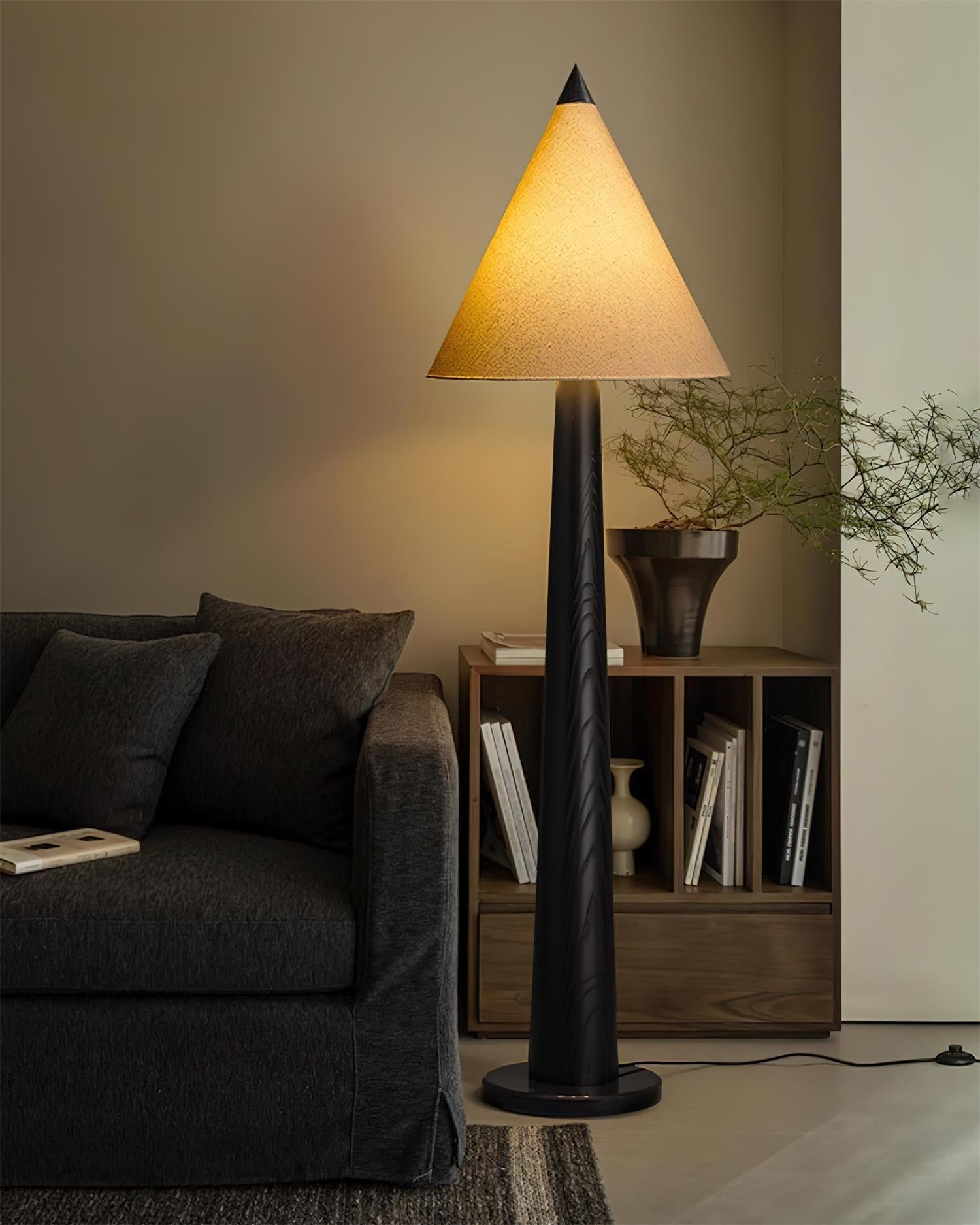Cone-Gable Floor Lamp