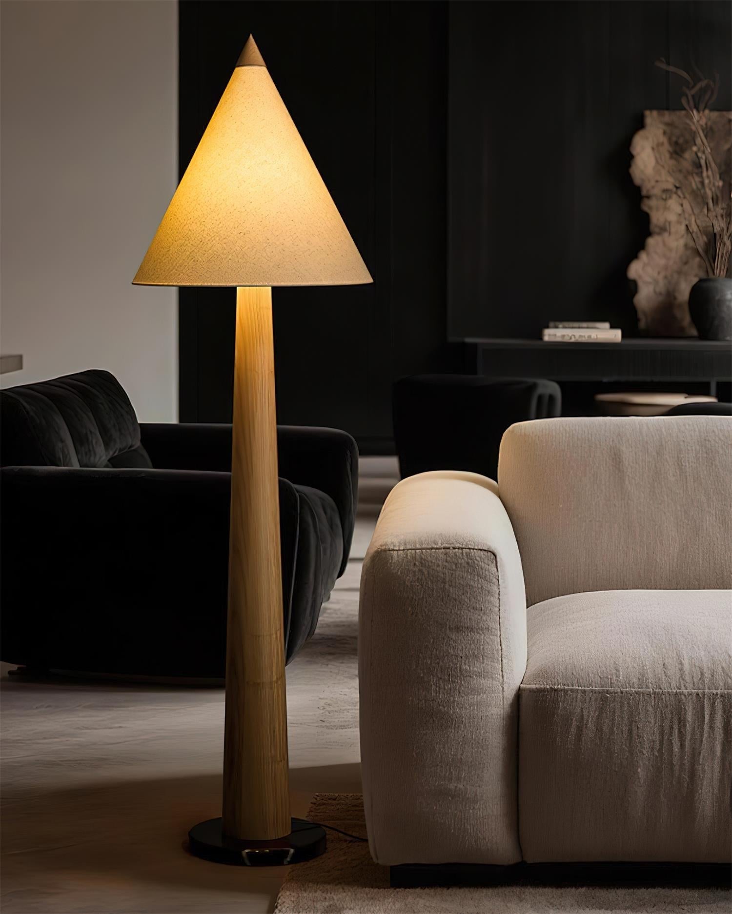 Cone-Gable Floor Lamp