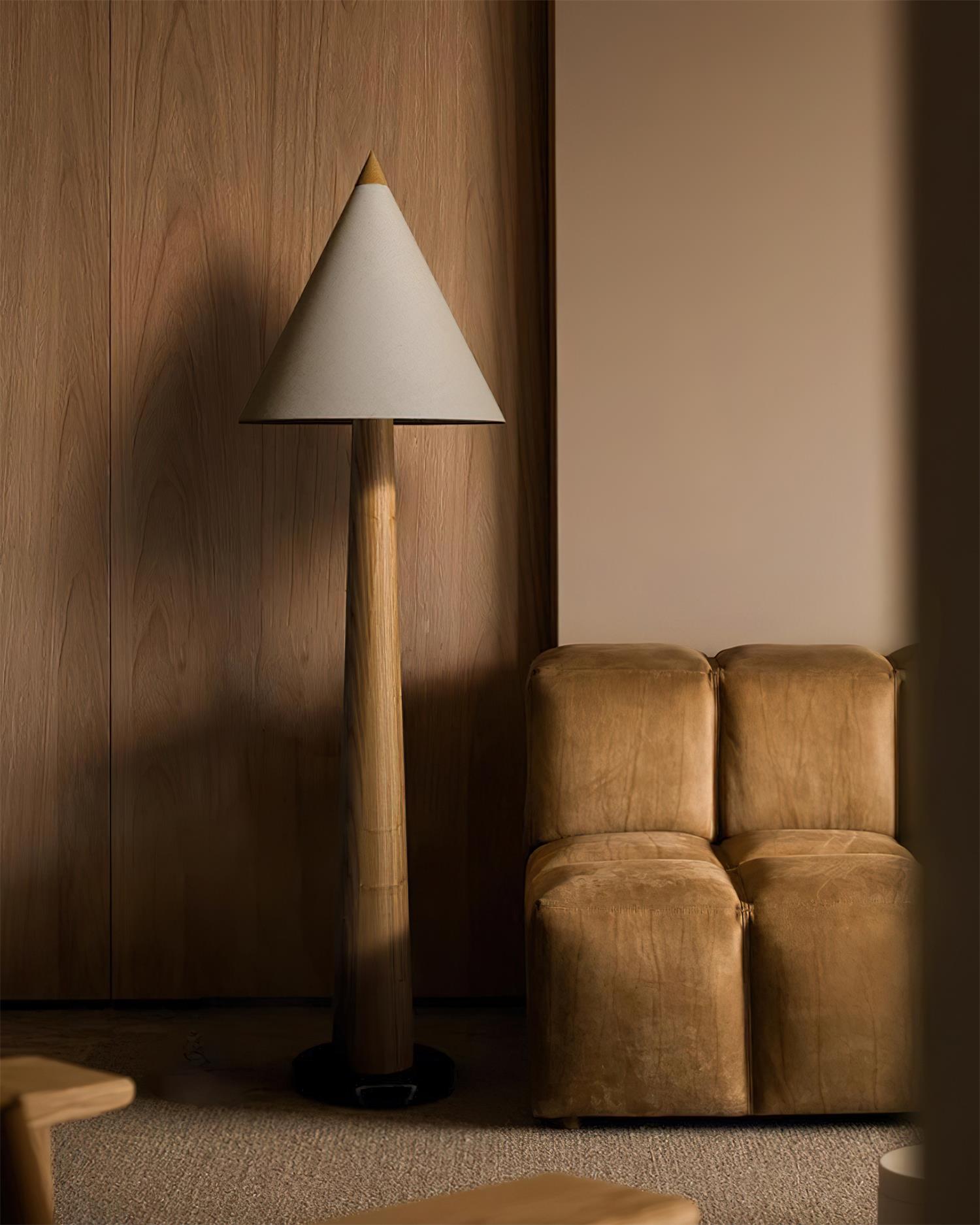 Cone-Gable Floor Lamp