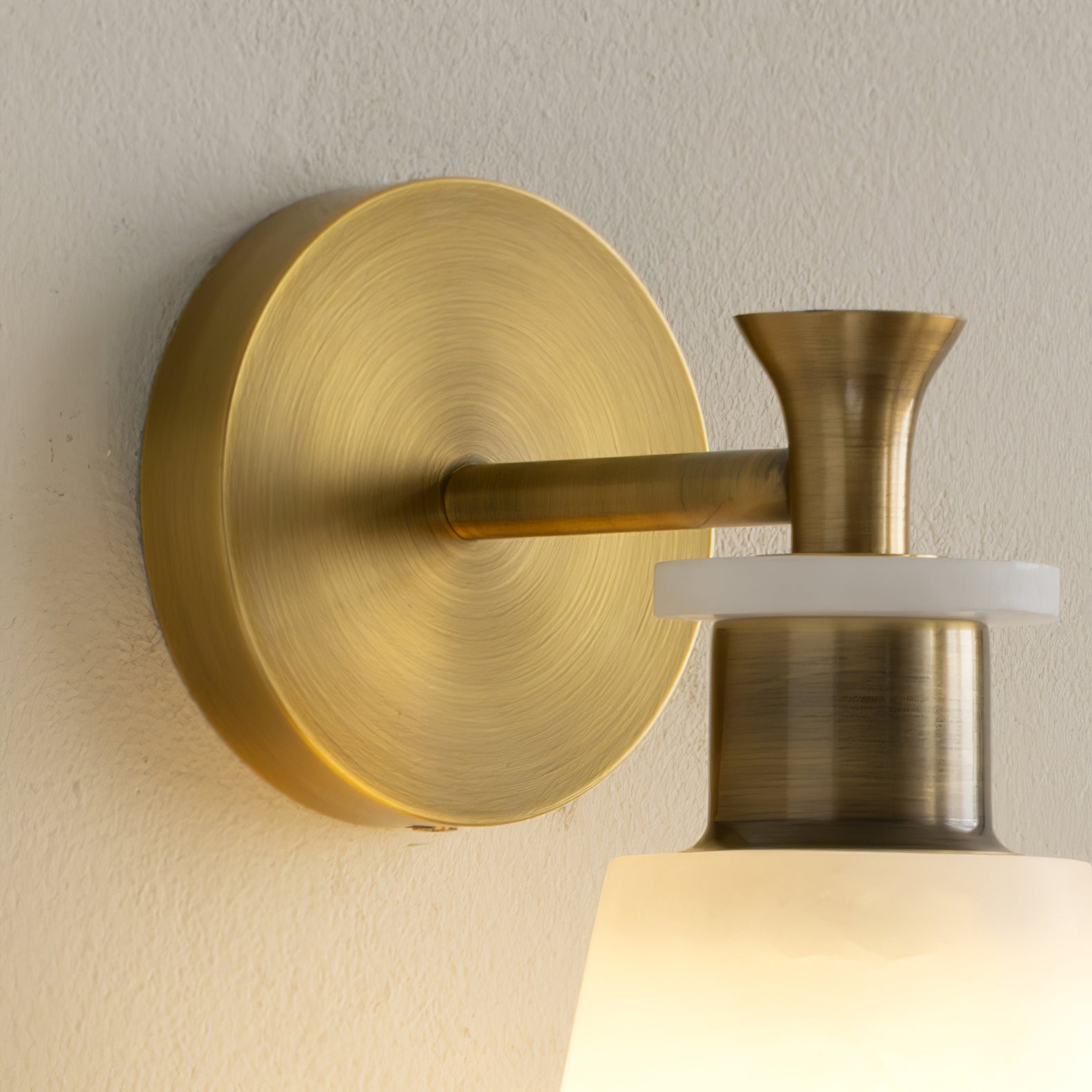 Tapered Alabaster Wall Sconce-Neutral Decor