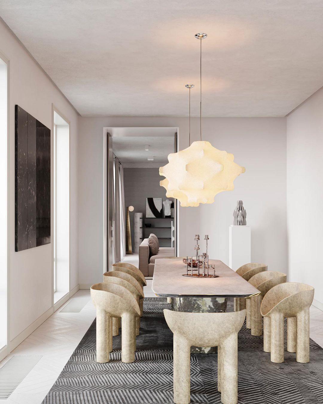 Soti Contemporary Silk Pendant Lamp-Neutral Decor
