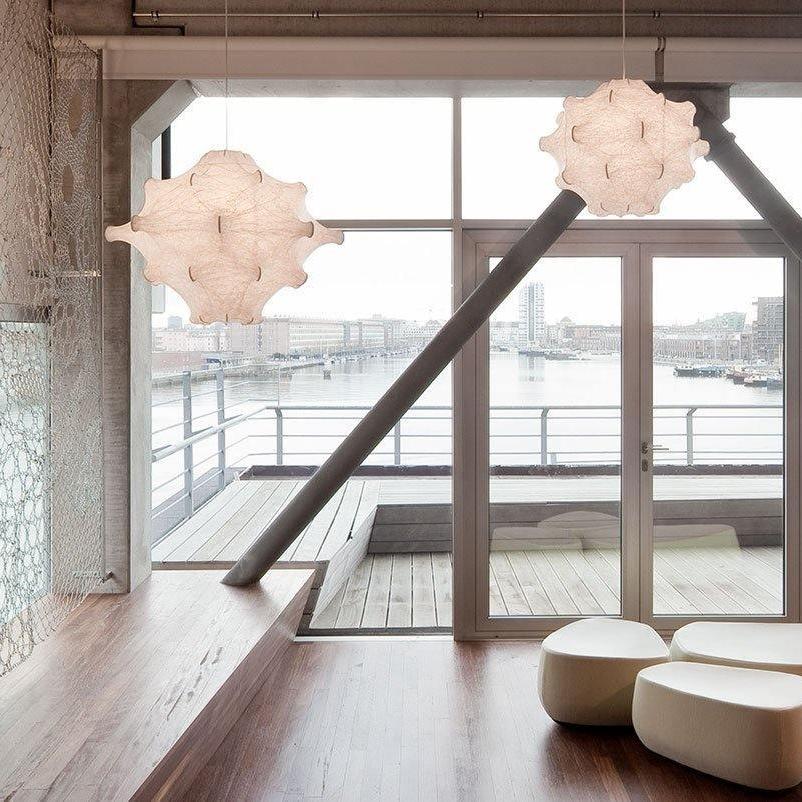 Soti Contemporary Silk Pendant Lamp-Neutral Decor