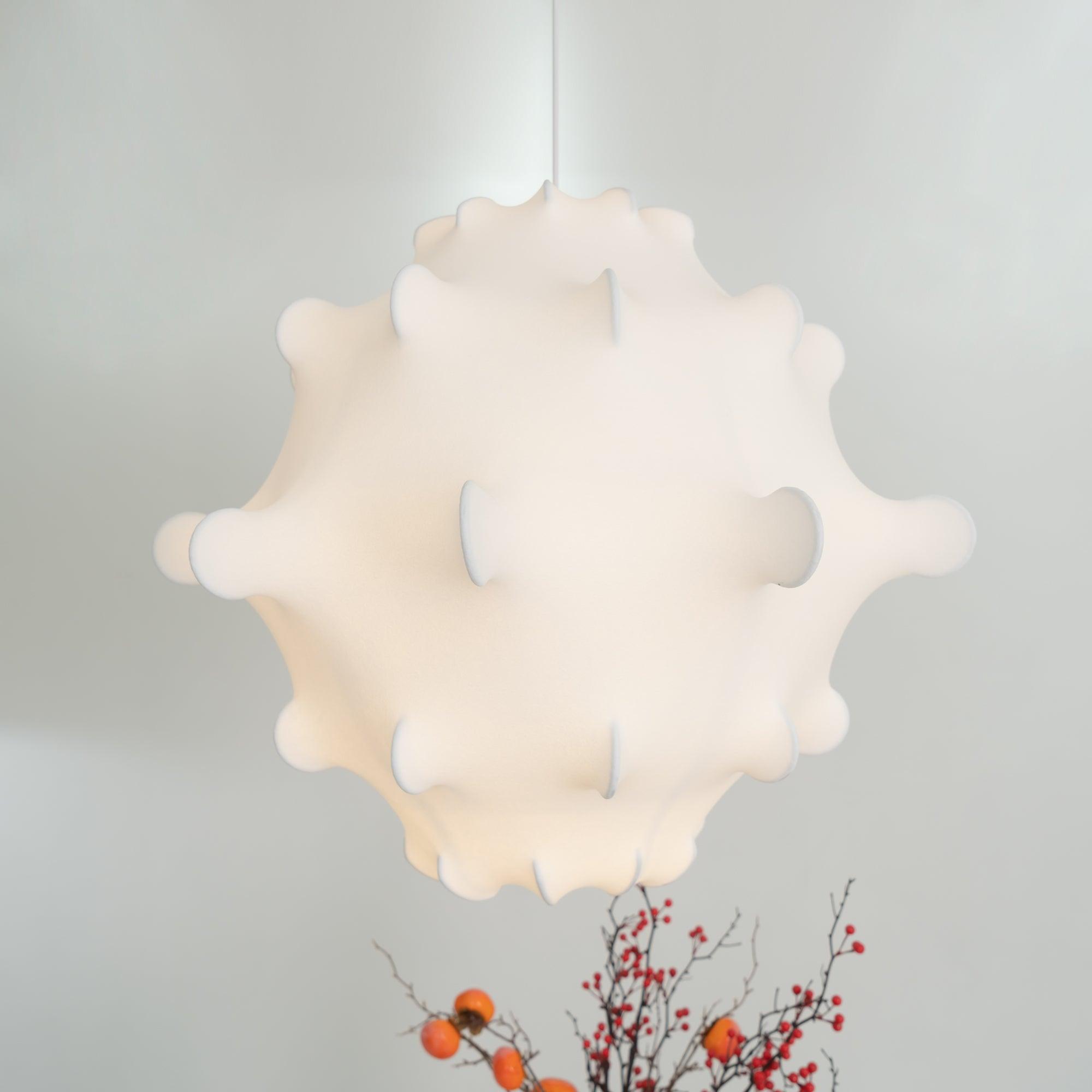 Soti Contemporary Silk Pendant Lamp-Neutral Decor