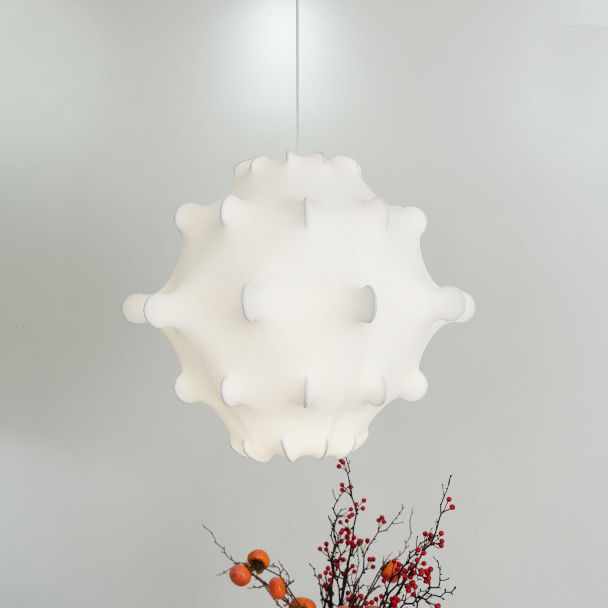 Soti Contemporary Silk Pendant Lamp-Neutral Decor