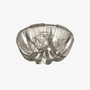 Talj Ceiling Light Tassel Aluminum Chain Nickel Frame-Neutral Decor