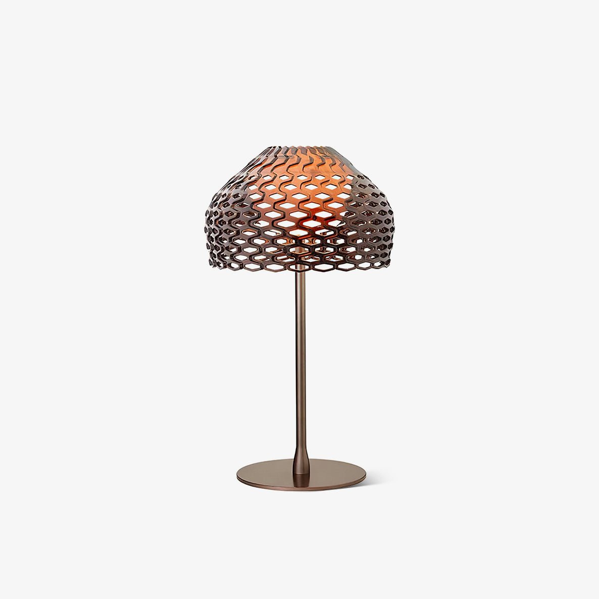 Vintace Plastic Industrial Table Lamp-Neutral Decor