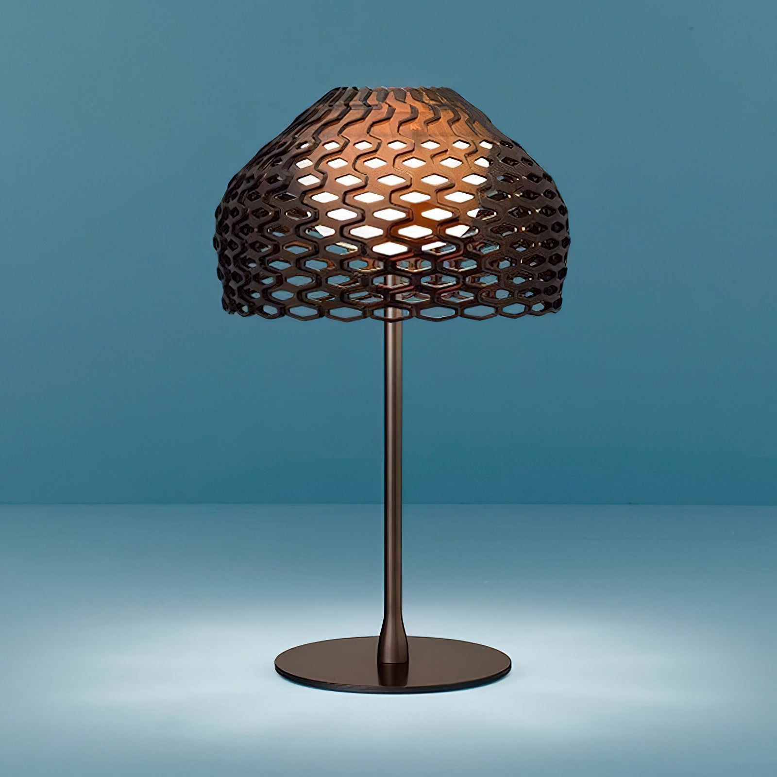 Vintace Plastic Industrial Table Lamp-Neutral Decor